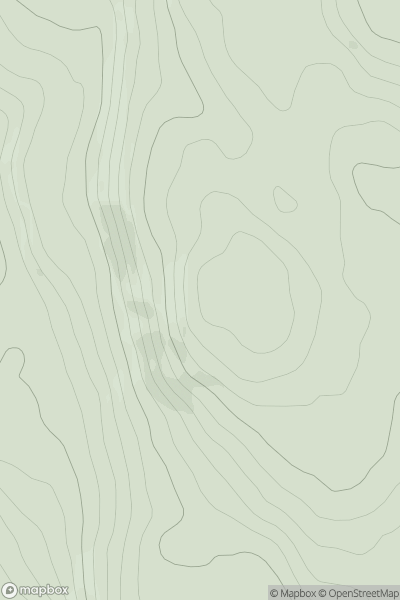 Thumbnail image for Tom Odhar [Loch Fyne to Bute and the Firth of Clyde] showing contour plot for surrounding peak